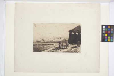 A város széle (tinta) alkotó: American School