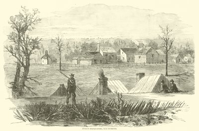Ewells főhadiszállása, Richmond közelében, 1865. március alkotó: American School