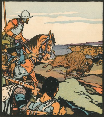 Felfedezők: Francisco Vasquez de Coronado Kansasben alkotó: American School