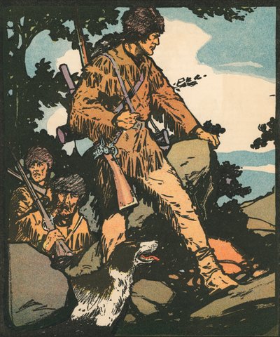 Felfedezők: Daniel Boone Frontiersman alkotó: American School
