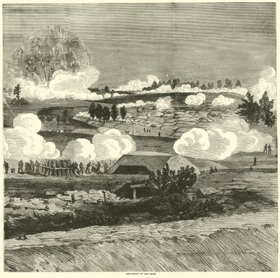 A bánya robbanása, 1864. július alkotó: American School