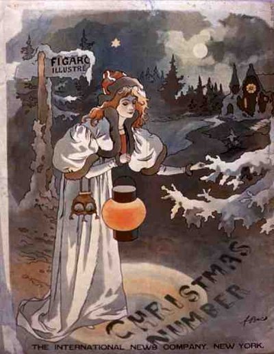 „Figaro Illustre” karácsonyi szám, a The International News Company, New York kiadása (színes litho) alkotó: American School