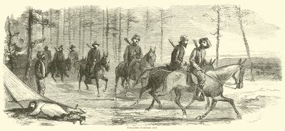 A takarmánygyűjtők indulása, 1865. március alkotó: American School