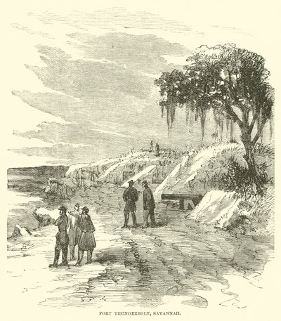 Fort Thunderbolt, Savannah, 1864. december alkotó: American School
