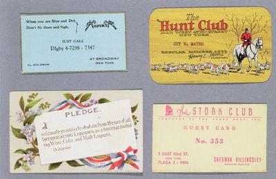 Négy Speakeasy kártya alkotó: American School