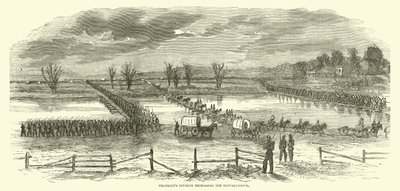 Franklins-hadosztály átkel a Rappahannockon, 1862. december alkotó: American School