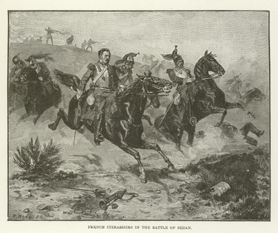 Francia cuirassiers a sedani csatában alkotó: American School