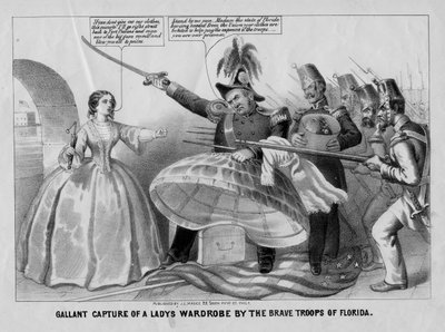 Egy női ruhatár gáláns elfoglalása Florida bátor csapatai által, J. L. Magee, Philadelphia, kb. 1861 alkotó: American School