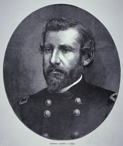 Albert James Myer tábornok (1828-80) (metszet) alkotó: American School