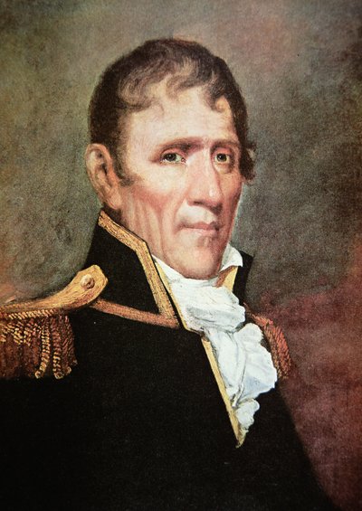 Andrew Jackson tábornok (színes litó) alkotó: American School