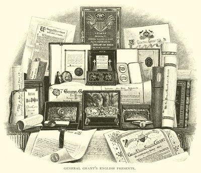 General Grants angol ajándékokat ad alkotó: American School