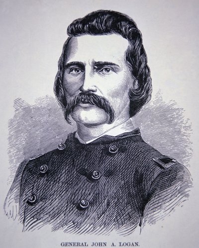 John Alexander Logan tábornok (1826-86) (metszet) alkotó: American School