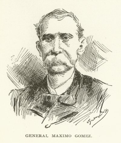 Maximo Gomez tábornok alkotó: American School