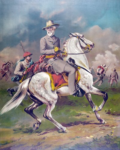 Robert E. Lee tábornok, pub. 1886 alkotó: American School