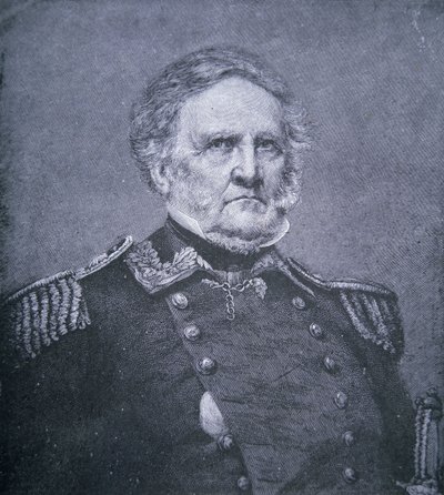 Winfield Scott tábornok (1786-1866) (metszet) alkotó: American School