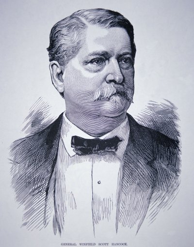 Winfield Scott Hancock tábornok (1824-86) (metszet) alkotó: American School