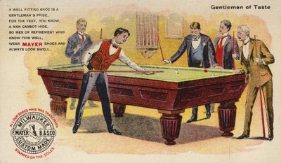 Gentlemen of Taste, Playing Pool alkotó: American School