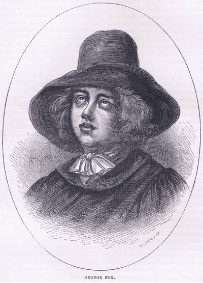 George Fox 1651, illusztráció a Cassells History of the United States pubból. írta Petter & Galpin 1890 körül alkotó: American School