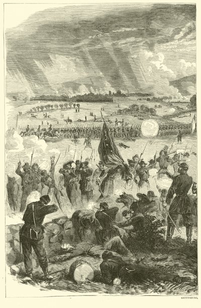 Gettysburg, 1863. július 3., 1863. július alkotó: American School