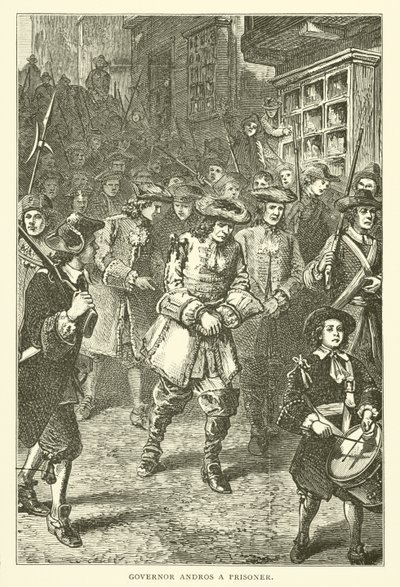Andros kormányzó fogoly, 1689 alkotó: American School