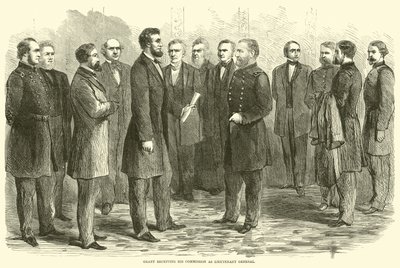 Grant altábornagyi megbízatását kapta, 1864. május alkotó: American School