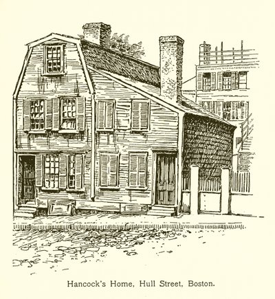 Hancocks Home, Hull Street, Boston alkotó: American School