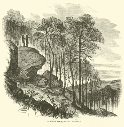 Hanging Rock, Dél-Karolina, 1865. február alkotó: American School