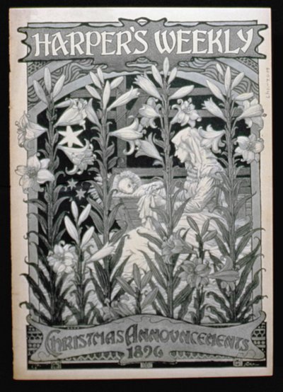 Harpers Weekly, karácsonyi közlemények, 1896 alkotó: American School