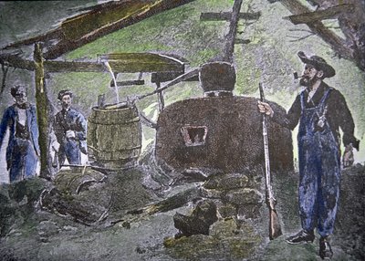 "Hill-Billy Moonshine Still" alkotó: American School