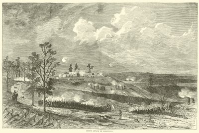 Csuklós támadás Allatoona ellen, 1864. október alkotó: American School