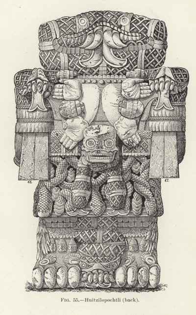 Huitzilopochtli (hátul) alkotó: American School