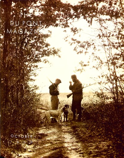 Hunters, a DuPont Magazin címlapja, 1930. október alkotó: American School