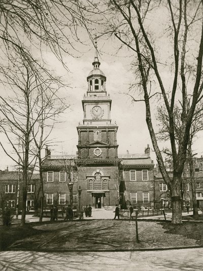 Independence Hall, Philadelphia (fotónyomat) alkotó: American School