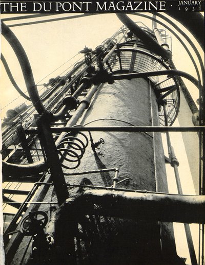 Ipari üzem, a DuPont Magazin címlapja, 1931. január alkotó: American School