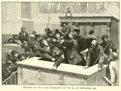 A Corps Legislatif megtámadása 1870. szeptember 4-én alkotó: American School