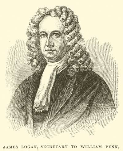 James Logan, William Penn titkára (metszet) alkotó: American School