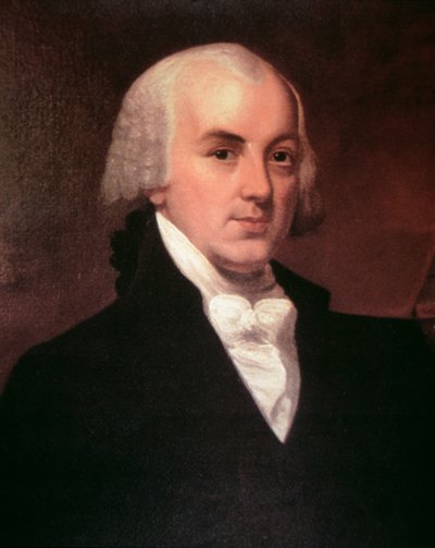 James Madison (1751-1836) (színes litó) alkotó: American School
