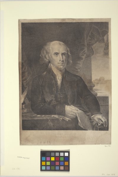 James Madison (litográfia) alkotó: American School