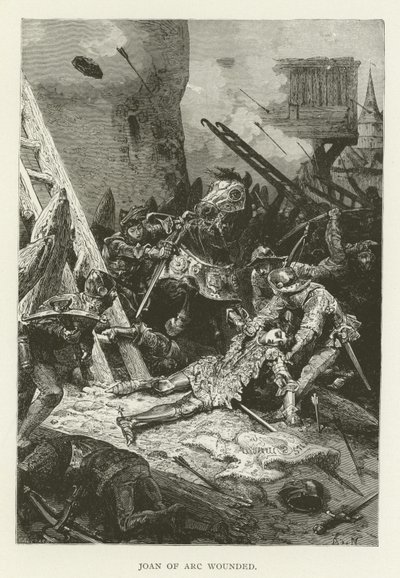 Jeanne of Arc megsebesült alkotó: American School