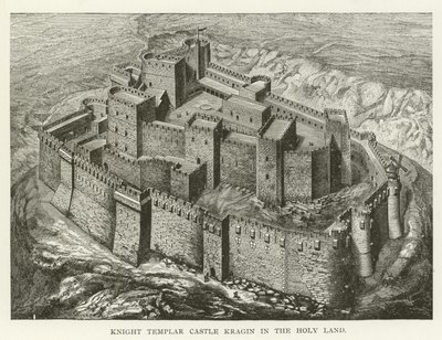 Knight Templar Castle Kragin a Szentföldön alkotó: American School