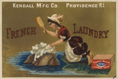 Lady Beating the Mosás alkotó: American School
