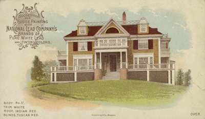 Nagy családi ház, házfestés hirdetése alkotó: American School