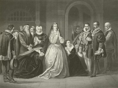Mária, a skót királynő utolsó pillanatai, 1587 alkotó: American School