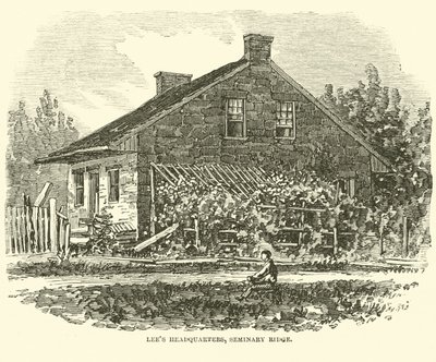 Lees főhadiszállása, Seminary Ridge, 1863. július alkotó: American School