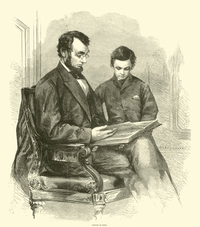 Lincoln otthon, 1865. április alkotó: American School