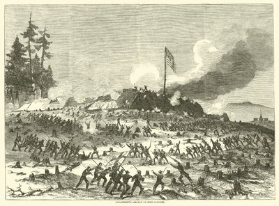 Longstreets támadás Fort Sanders ellen, 1863. november alkotó: American School