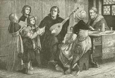 Luther családja körében alkotó: American School