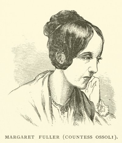 Margaret Fuller, Ossoli grófnő, amerikai újságírónő és a nők jogaiért küzdő aktivista (metszet) alkotó: American School