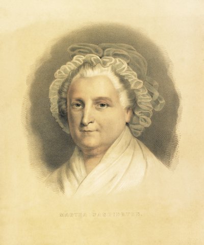 Martha Washington, pub. 1857 alkotó: American School