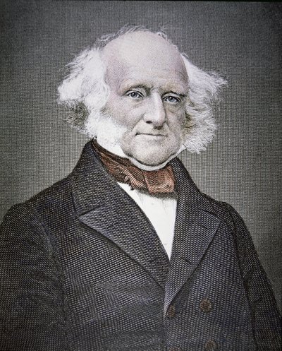 Martin van Buren (1782-1862) (színes metszet) alkotó: American School